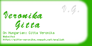 veronika gitta business card